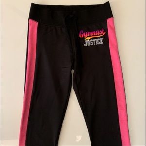 Gymnast sweatpants justice